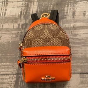 coach backpack coin purse